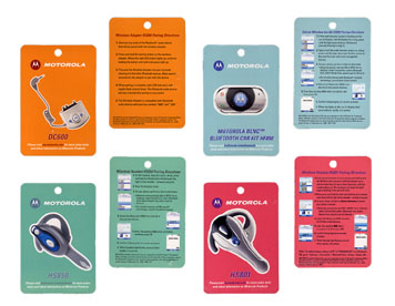 MOTOROLA CONVENTION CARDS