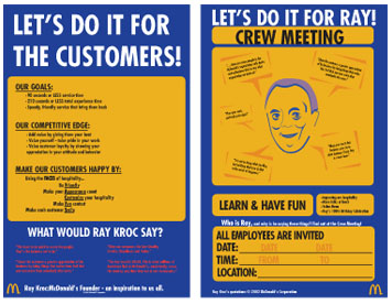 MCDONALDS' RAY KROC POSTER